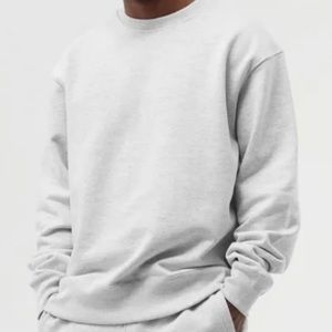 Adidas Originals x Pharrell Williams Gray Unisex Crewneck Sweatshirt Size Small